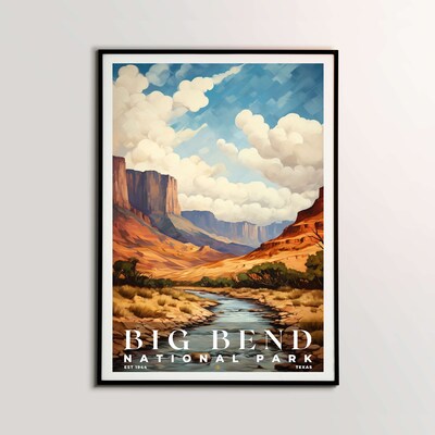 Big Bend National Park Poster, Travel Art, Office Poster, Home Decor | S6 - image2